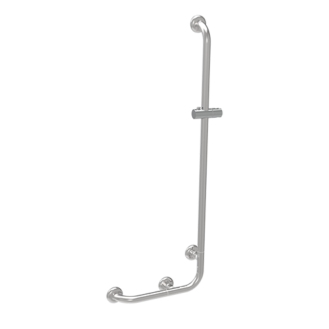 Barre de douche cm.40x120 - inox 304 sans douche et flex