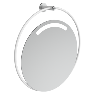 Miroir inclinable avec lampe série giotto