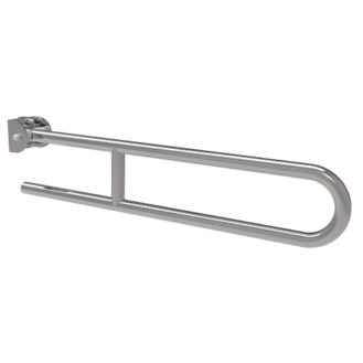 Barre de support rabattable cm.83 avec friction - inox 304