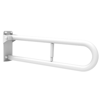 Barre rabattable 60cm platine longue, avec porte rouleau